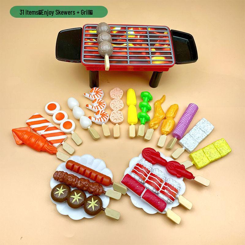 

Кукольный домик Набор для игры в барбекю на шпажках для малышей – Реалистичные кухонные игрушки для детей Standard