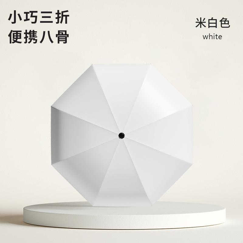 16. Bone sunny umbrella, sun umbrella, girls' anti-ultraviolet double-layer sunshade, sunscreen 5-fold umbrella, umbrella