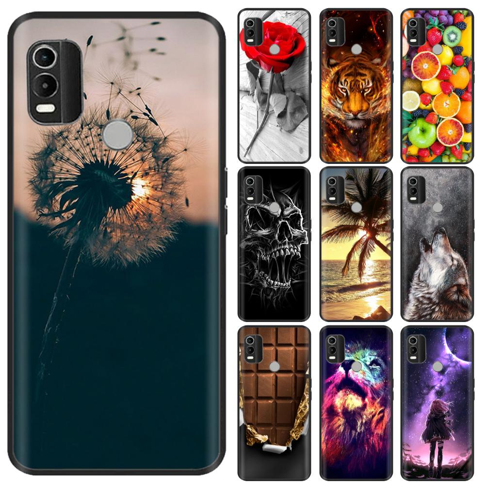 For Nokia C21 Plus Case Soft Silicone TPU Cover For Nokia C21 Fundas Capa For Nokia C21 Plus Phone Case Black Bumper Coque Shell