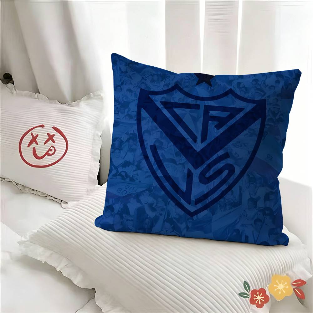 Pc SSarsfieldS Club AAtletico Velez Pillow Case Fashion Square Pillowcase Bedroom Sofa Room Ins Decoration Leisure