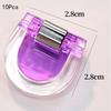 5/10 stk Fargerike Gjennomsiktige Mini Multifunksjonelle Klemmer Oppbevaringsklemmer Forseglingsklemmer Bindeklemmer Filklemmer Bindeklemmer for Håndbok