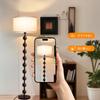 Arayuru LED Floor Scandinavian Dimmable and Color Remote Indirect Stand High Brightness That Is Easy On the For Living Energy Modern Interior Light,