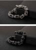 Punk Geometric Trendy Stainless Steel Retro Black Cuban Link Chain Magnetic Clasp Jewelry Gift for Men Anniversary Gifts