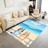Bluey's Colorful Adventures Floor Rug Office Rug Suitable for Playrooms Study Room Entryway Decorate Room Antislip Carpet Decorate Offices