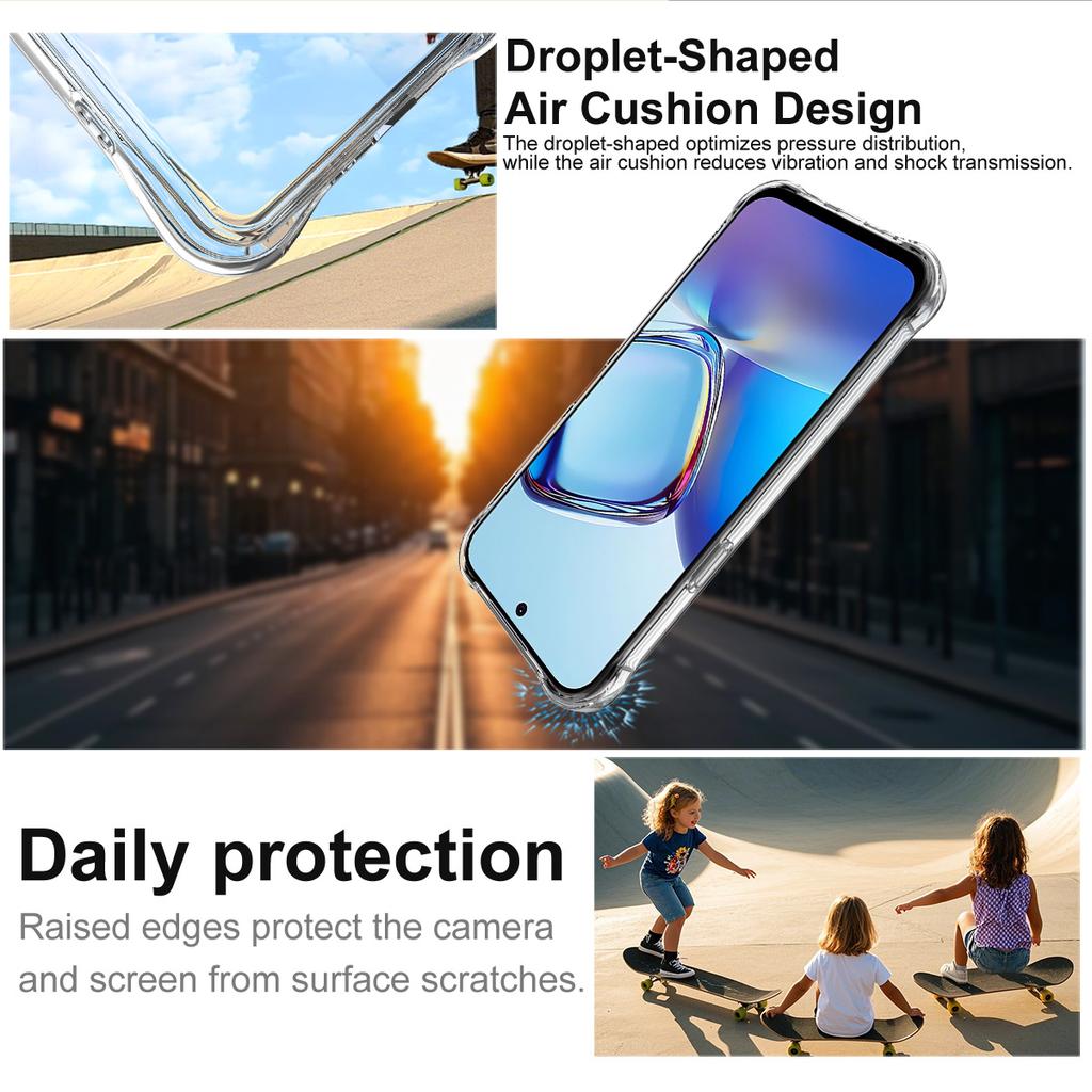 IMAK For ZTE Blade V80 Pro 4G/V80 Vita Case TPU Phone Cover Airbag Shockproof Protection