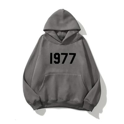 1977 Autumn and Winter Men's and Women's Warm Fashion Hoodies Hip Hop Street Brands Hot Selling Men's and Women's Sports Hoodies