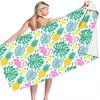 Flamingo Quick-Dry Double-Sided Microfiber Beach Towel for Adults