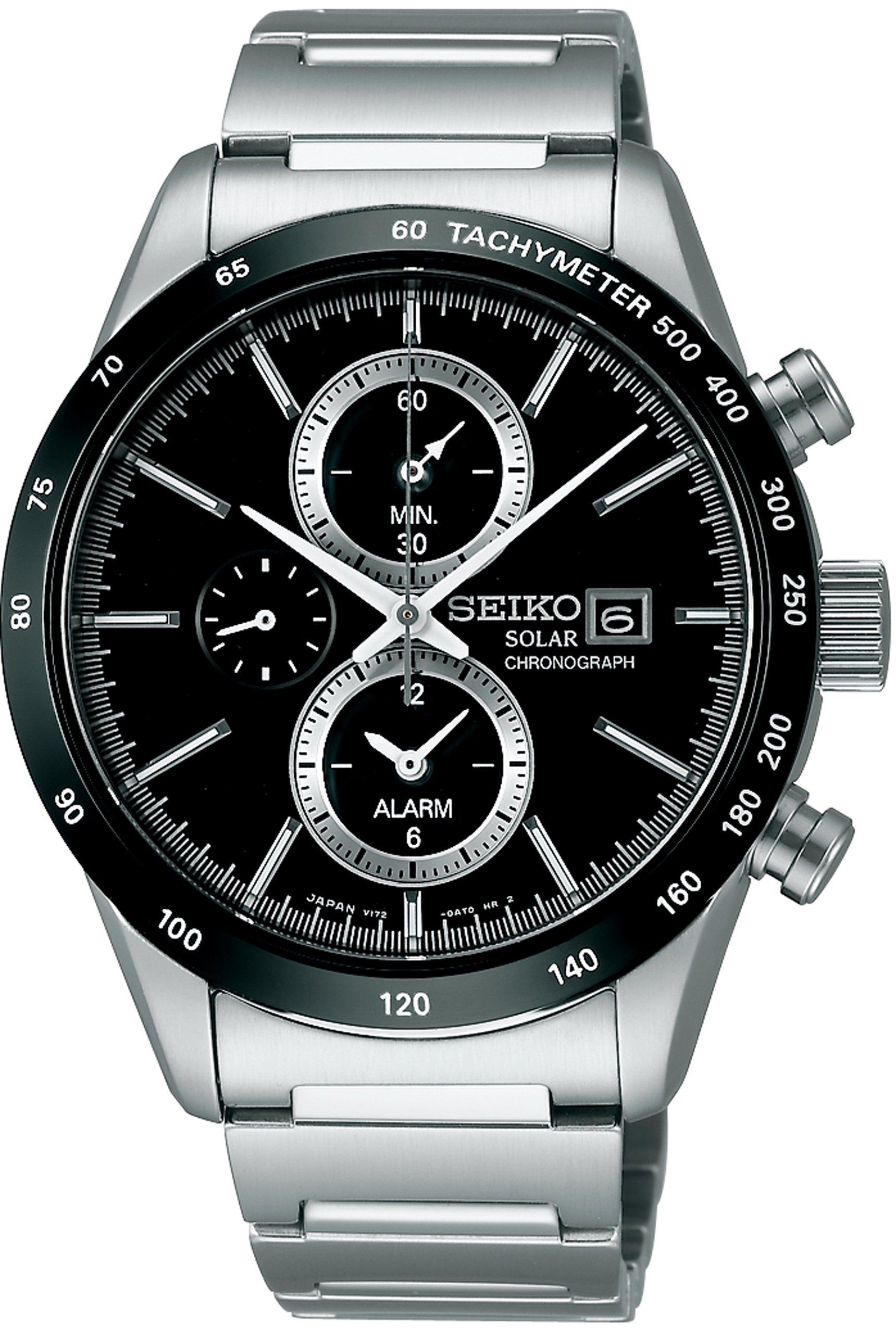 

Watch Seiko Selection Solar Chronograph Spirit Smart Chronograph Solar Sapphire Glass SBPY119 Silver [Seiko Watch] Men s