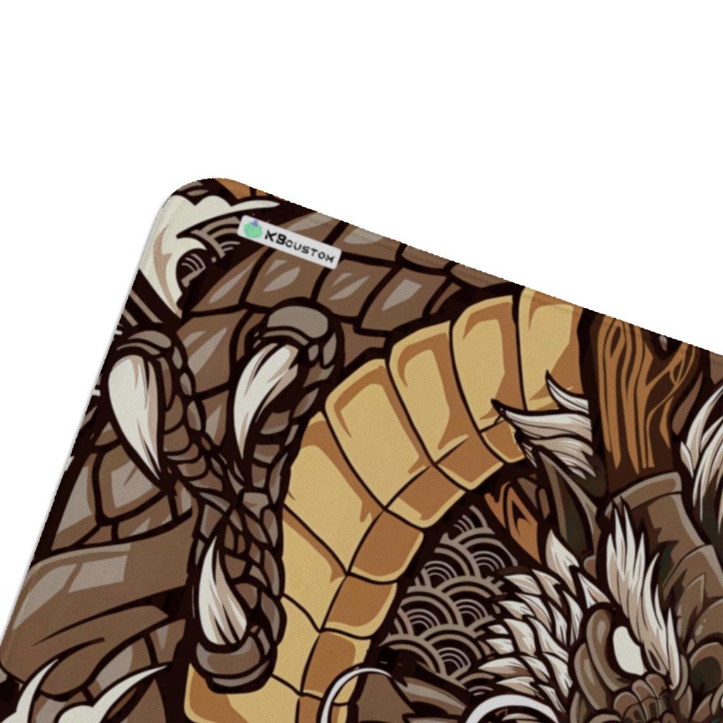 DUŻA PODKŁADKA MATA POD MYSZKĘ MYSZ 100x50 XXXL KBcustom Biurko Dragon 45