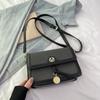 New niche design fashionable versatile contrasting color small square bag versatile shoulder messenger women's bag