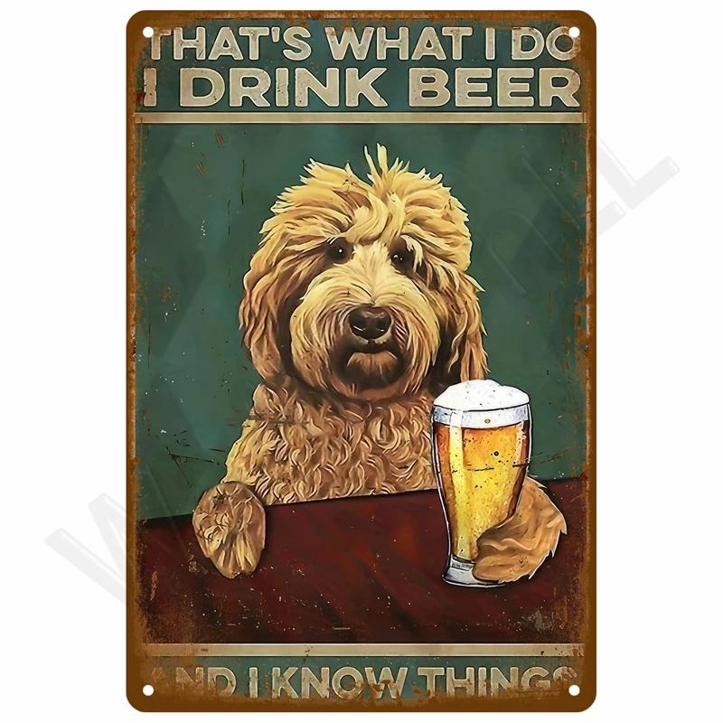 Retro Metal Sign Wall Art Mural Aesthetic Room Home Decor Items Poster Vintage Metal Plate Garage Decoration Tin Sign Plates Bar