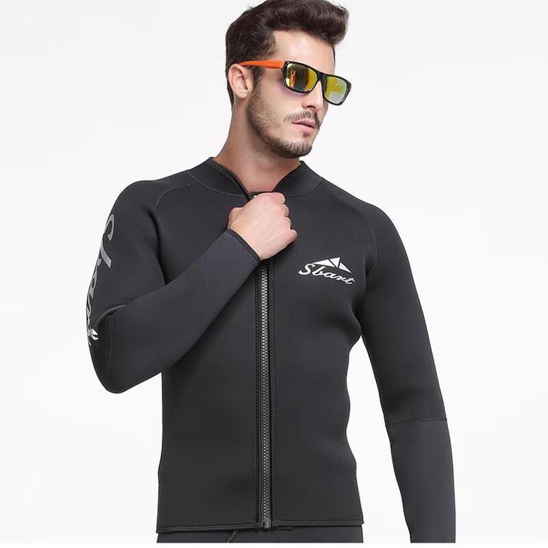 SBART 3MM Long Sleeve Split Diving Wetsuit Top
