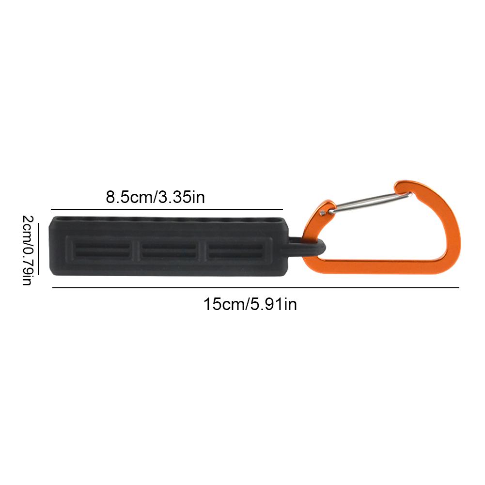 Screwdriver Bit Holder Screwdriver Bit Storage Organizer Screwdriver Bit Rack Drill Bit Storage Clip for Outdoor Use