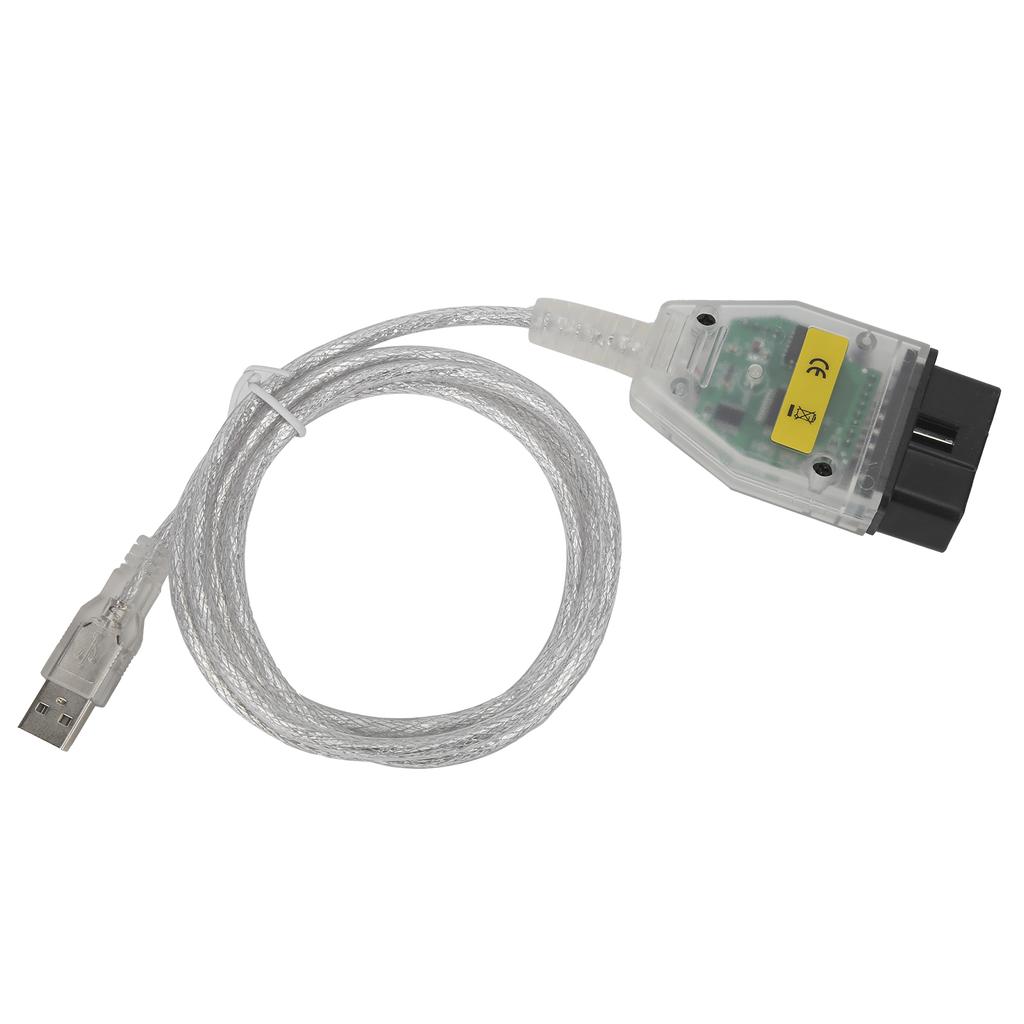 INPA Switch OBD2 Adapter Anslutningskabel med FT232RL Chip Autodiagnostikverktyg Vitt Skal Grön Kort för E-serien