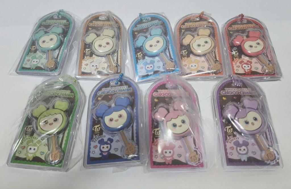 [USED] TWICE Chocolate Covered Cookies & Charms Complete Set of 9