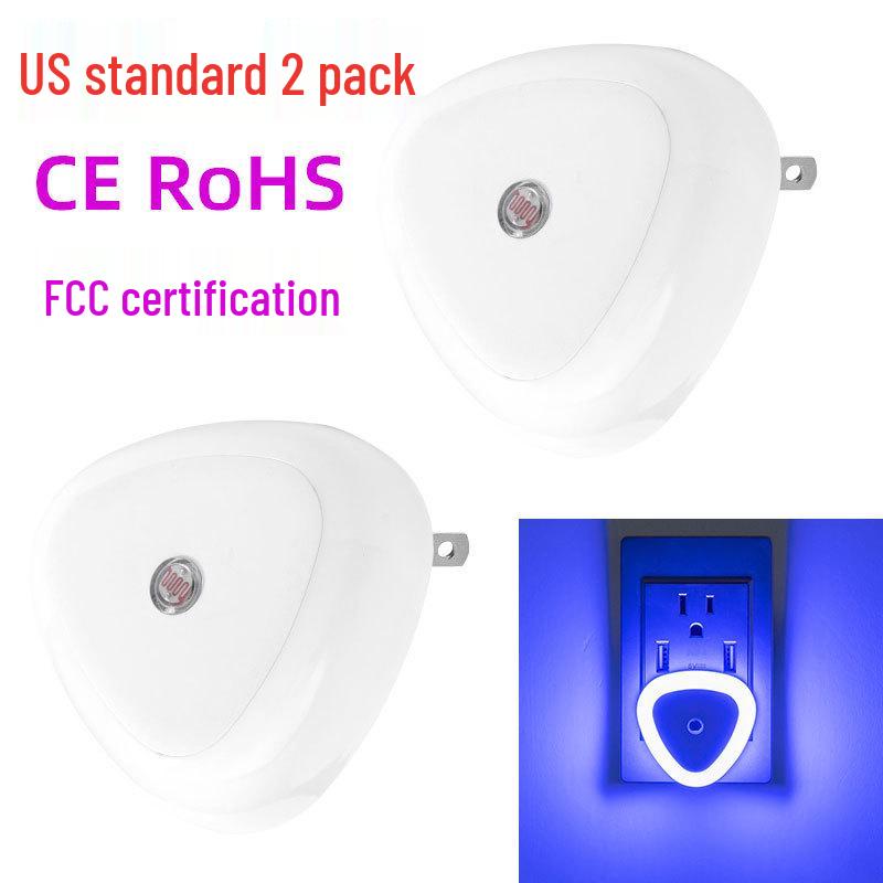 Triangle US Plug Smart LED Night Light - Energy-Saving Induction (1, 2, 4, or 6 Pack)