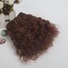 20CM Length 500CM Wool Curly Doll Hair Weft Kinky Curly Wool Material Doll Wigs Extension Handmade Diy Doll Accessories