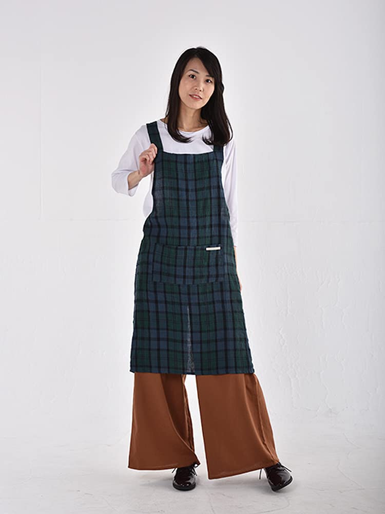 

Фартук с перекрестной спиной 209179 06 Черный 83 x 84 см [DD Intex] Часы/Зеленый