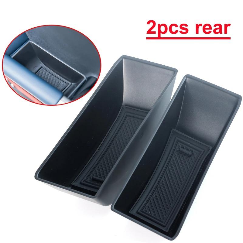 Car Front Rear Door Side Organizer Tray Storage Box For BYD Atto 3 Yuan Plus 2022 2023 2024 Car Interior Accessories