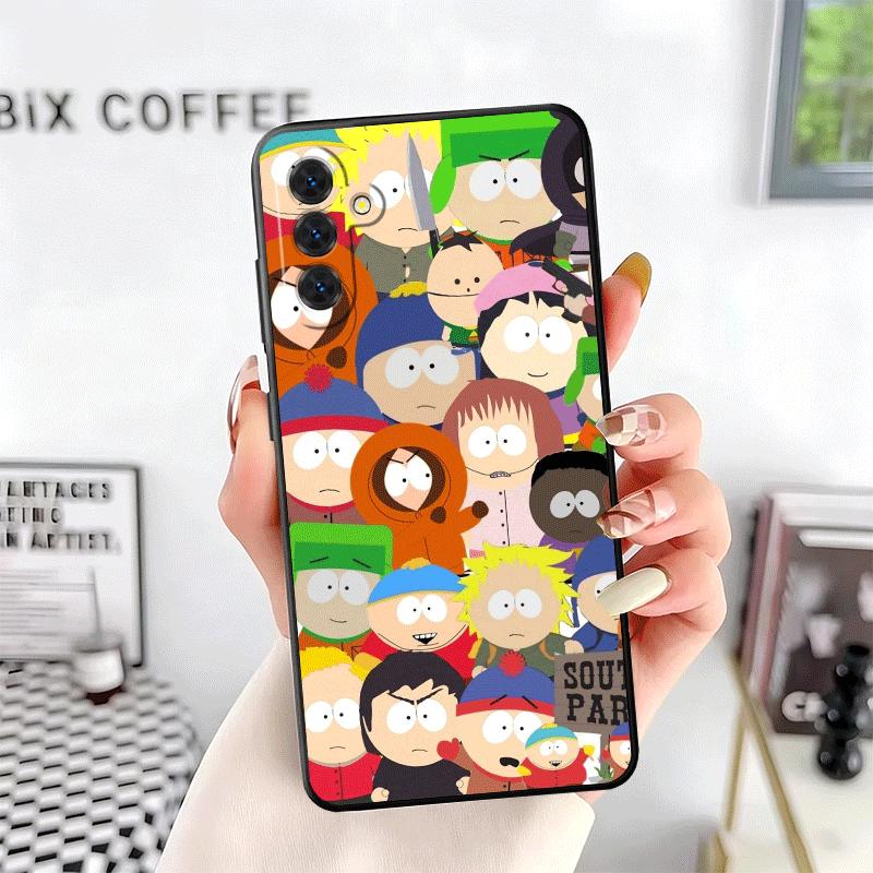 Cartoon S-South P-Parkes Soft Phone Case for Samsung A17 A37 A57 A16 A26 A36 A56 A15 A25 A35 A55 A14 A24 A34 A54 A13 A23 A33 A53