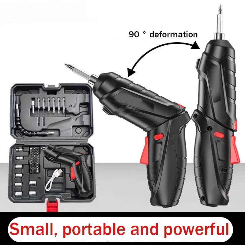 48 Adet Hassas Elektrikli Tornavida S2 Alaşımlı Çelik Uç Tornavidalar Type-C Hızlı Şarjlı Tornavida Seti Tamir Elektrikli El Aletleri