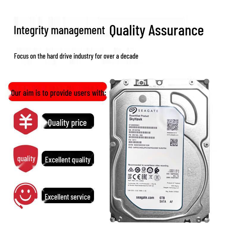 Seagate SkyHawk 6TB Surveillance Hard Drive