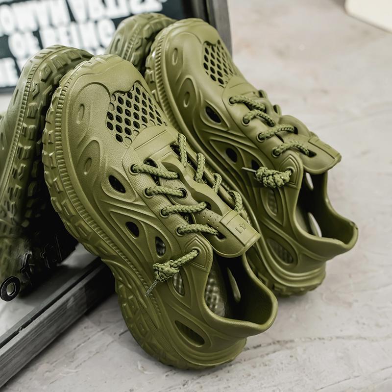 Outdoor Sandals Men Men's Sandal Seal Shoes for Mens Super Copy Sandals Trend 2024 Luxury Men's Slipper Crox Style Slipers Flat