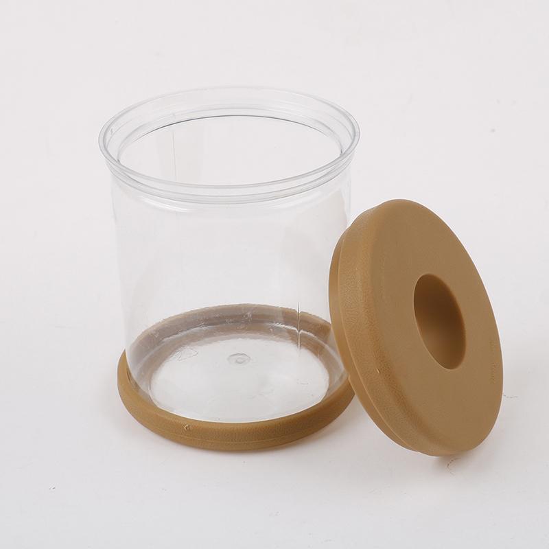 Transparenter Blumentopf Hydroponischer automatischer Wasseraufnahme-Blumentopf aus Kunststoff