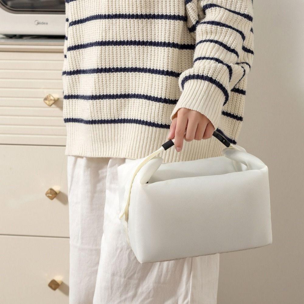 Oxford Cloth Insulated Lunch Bag Large Capacity Picnic Food Container Storage Hot Cold Storage