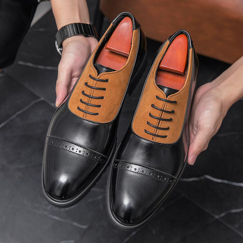 Fashion Leather Shoes For Man Genuine Leather Big Size Shoes High Quality Designer Formal Shoes Casual Shoes Fashion Business