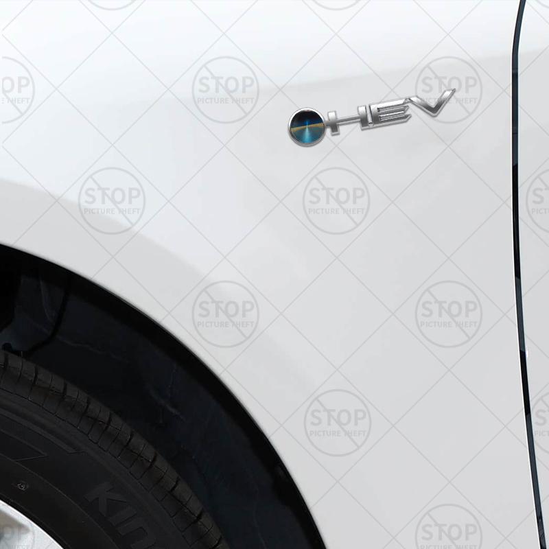 Autoaufkleber HEV Hybrid Logo 3D Decal Karosseriedekoration Abzeichen Heckklappen-Emblem