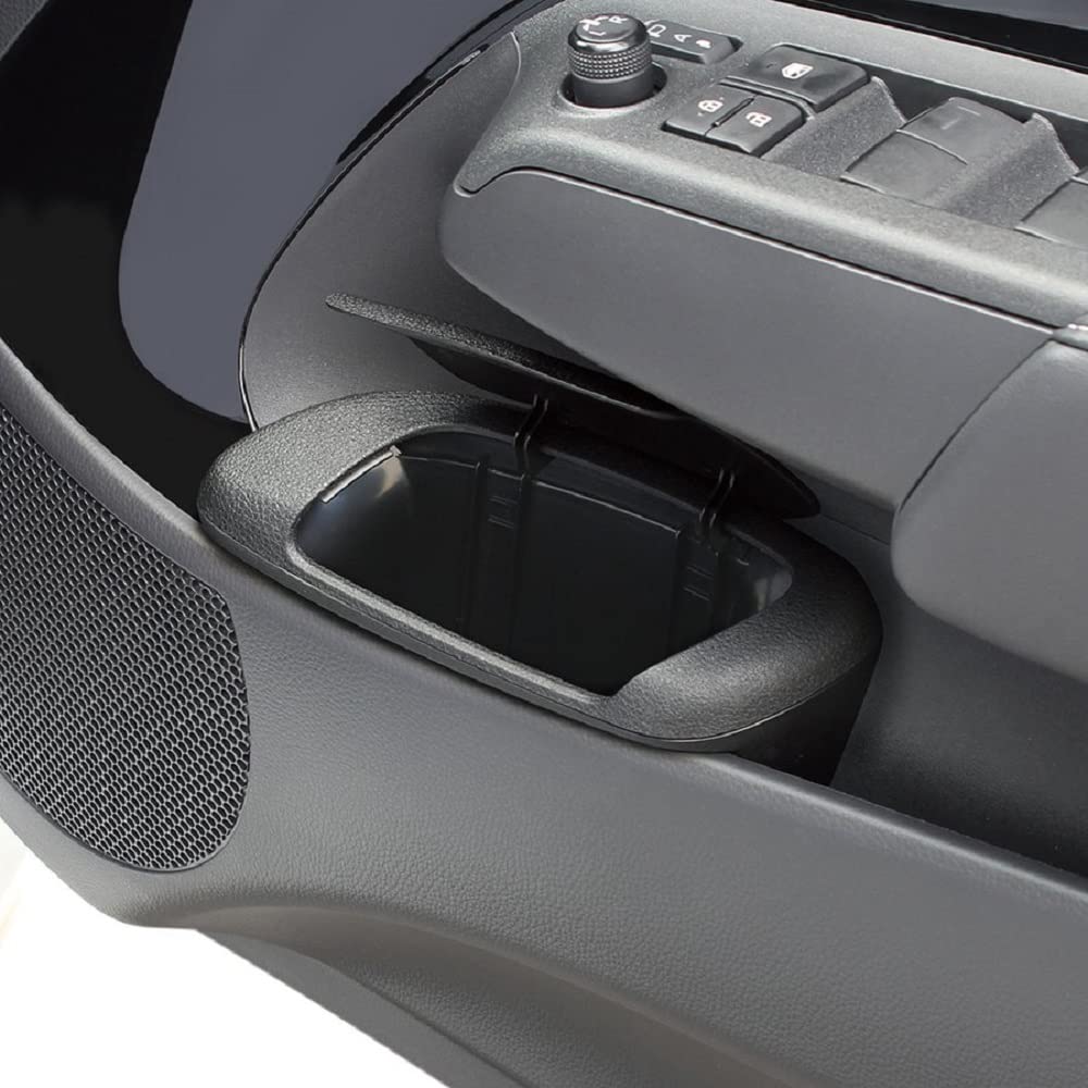 Tsuchiya Yac Side Box Trash Can for Toyota Aqua 180 X 190 X 75mm Vehicle-Specific MXPK1#, Driver's Side, Black, (SY-A15)