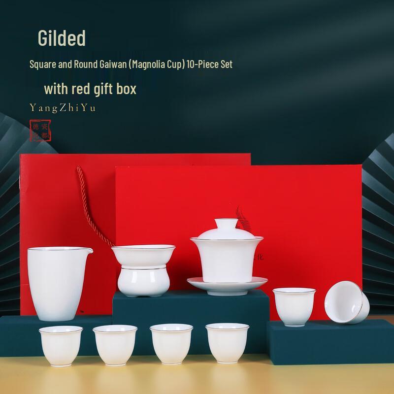 

Chaxun White Porcelain Gongfu Tea Set