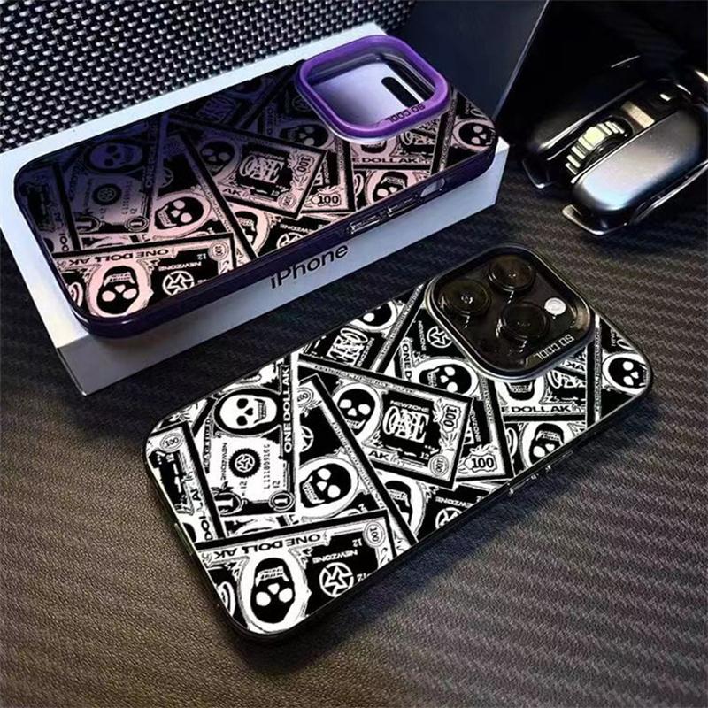 Case For  14 Cases Poco X6 Case Creative Skull Money Case For  Mi 13 12 11 Lite 5G 13T 12T 12X Poco M6 F5 Pro Cover