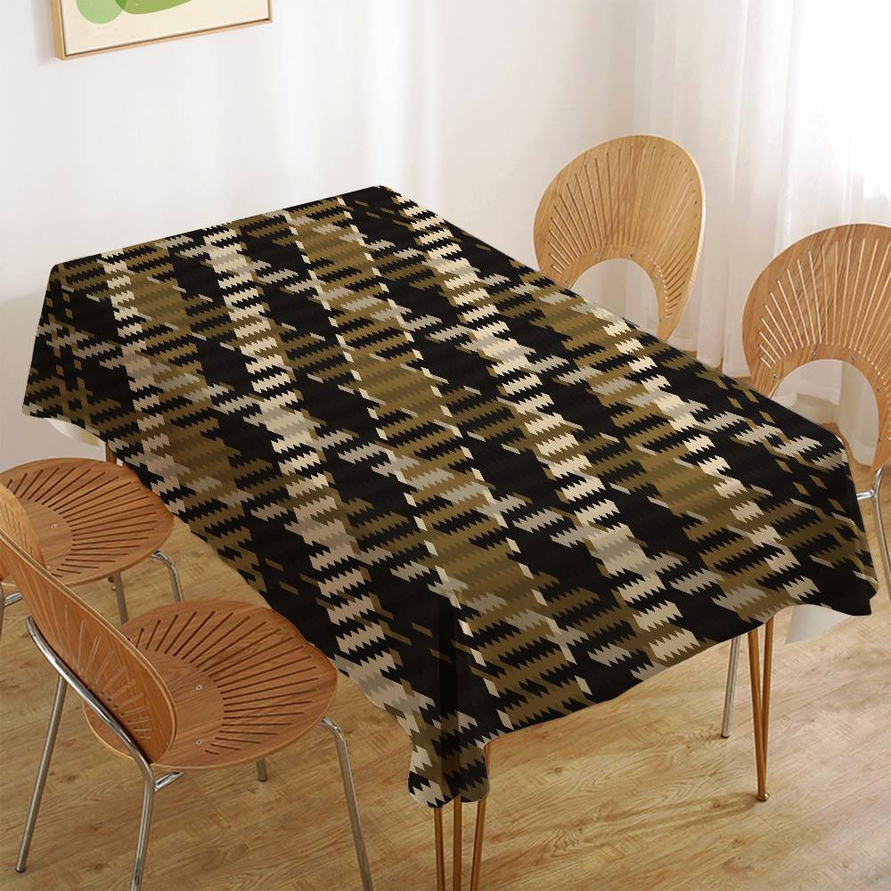Tartan Print Tablecloth - Cute Design For Home Kitchens, Dining Rooms & Patios