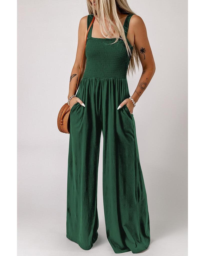 Azura Exchange Salopetă fără mâneci cu smocuri și buzunare