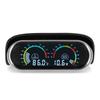 2 in 1 Car Gauge Water Temperature Voltage Volt Gauge Meter for 12V 24V Universal Truck Car LED Fahrenheit Degree Auto Gauge