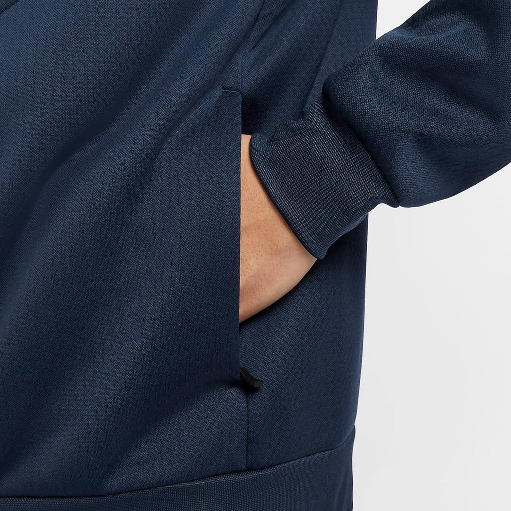 Nike Therma-Fit Outdoor Casual Sports Hooded Zip Jacket Men Jackets Obsidian FZ1108-451