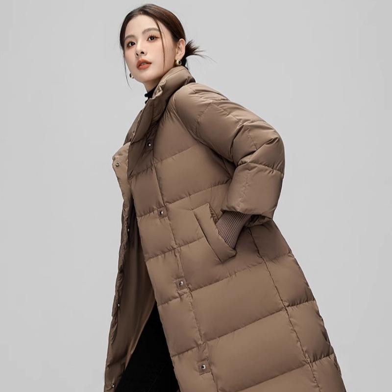 New Style Women's Winter Mid-length Korean Style Loose Cotton Coat Thickened Design Cotton Coat