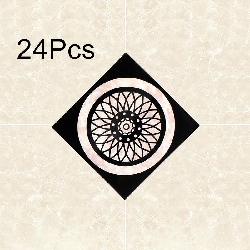 24Pcs/set Self Adhesive Seam Sticker Wear-resistant Home Decor Vintage Style Art Diagonal PVC Waterproof Tile Stickers Wall Decal