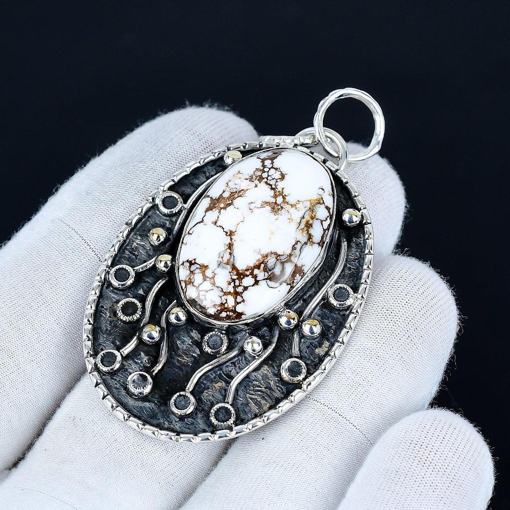 Wild Horse Jasper Pendant, 925 Sterling Silver Handmade Jewelry, Wild Horse Jasper Silver Pendant, Party Wear Jewelry For Women's, Pendant Gift