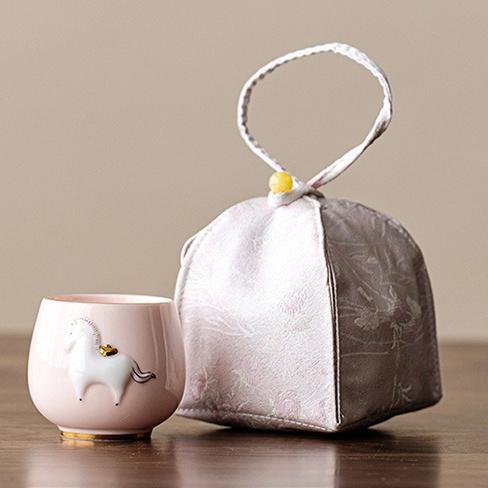 Tragbarer Zen-Teekannenwärmer mit Griff, isolierte Teekannenabdeckung, Reise-Teekannen-Tasche, hält warm, Home Office, Meditationsgeschenk für Teeliebhaber