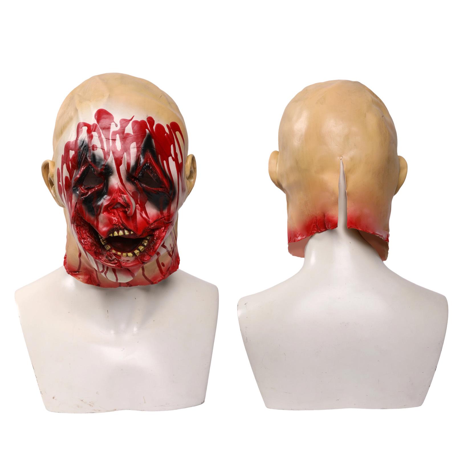 Horror Man Halloween Zombie Mask for Cosplay & Haunts