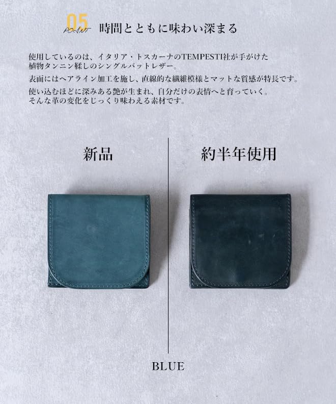 Nakota Texas Leather Slim Compact Wallet for Men and Mini Bifold Wallet with Card Perfect Gift for Made in Green Wallet, Women, Storage, Father's Day,