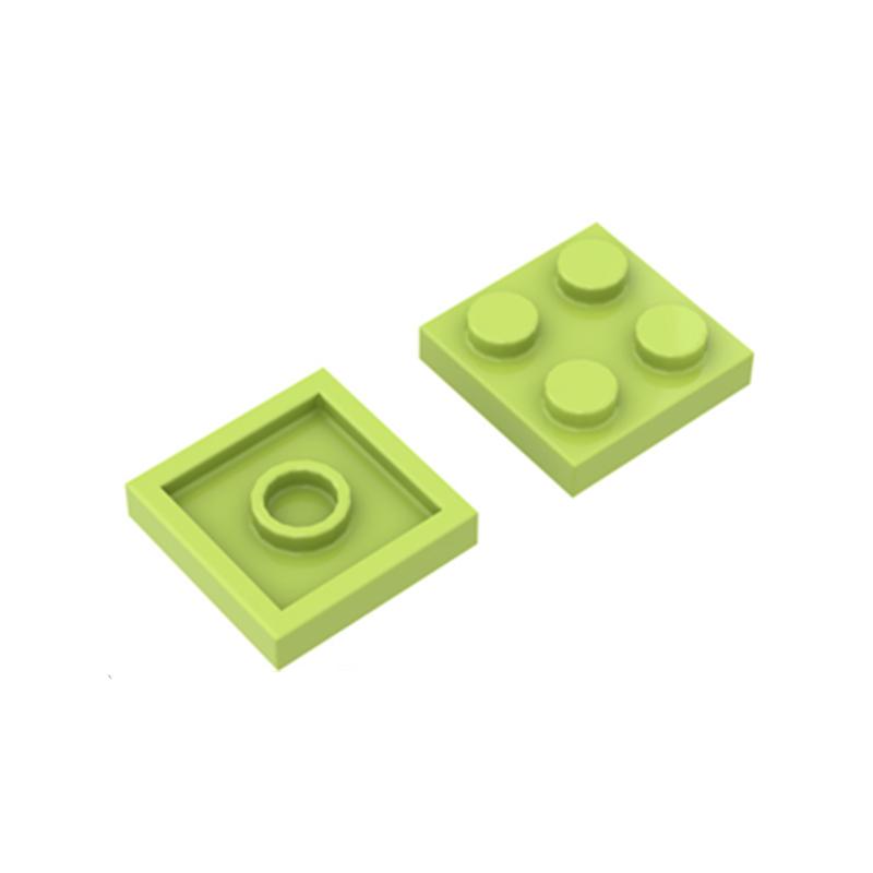 80pcs Plate 2x2 Dots Muilt-Colored Compatible with 3022 94148 Self-Locking Bricks Building Blocks Toys Accessories