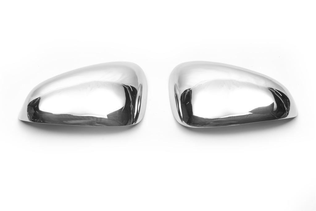 Covers for Mirrors (2000-2010, 2 Pieces, Stainless Steel) OmsaLine - ABS Plastic for Seat Leon