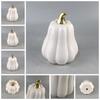 Nordic Creative White Ceramic Pumpkin Decor Desktop Ornament Halloween Gift Home Decoration