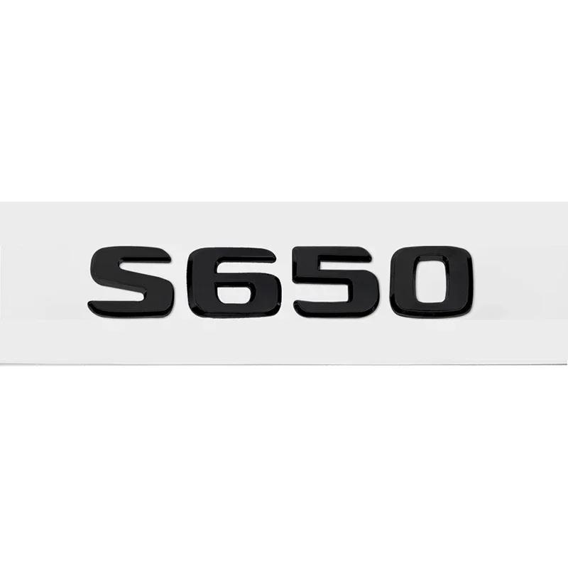 CAG5 3D Car Letter Stickers Rear Trunk Badge Decals for Mercedes Benz S300L S320L S500L S500 S550 S600L S600 S650 S Class Emblem
