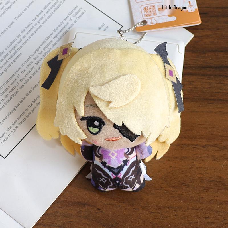 Genshin Impact Chibi Tartaglia Plush Pendant Keychain Ornament