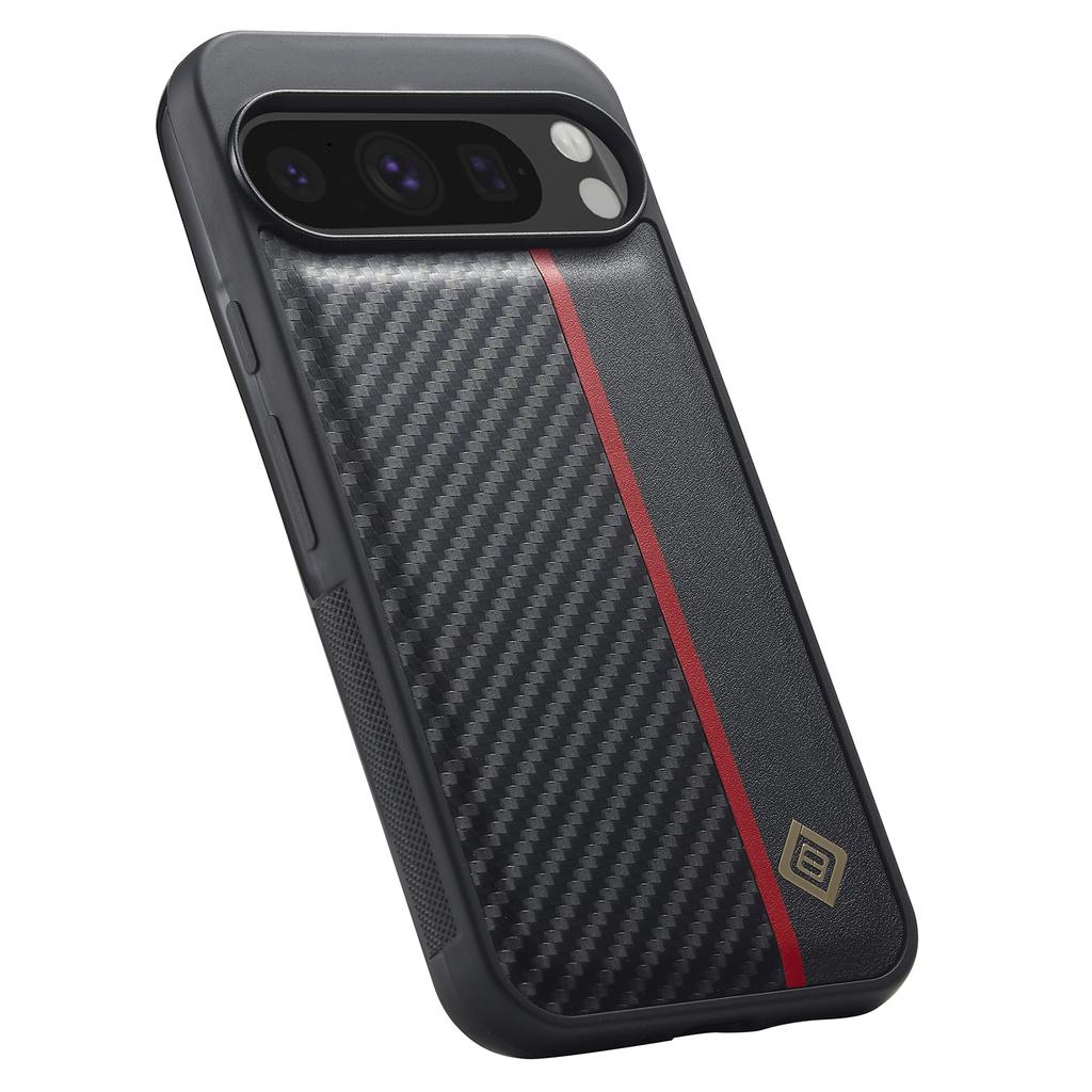 LC.IMEEKE For Google Pixel 9 Pro XL Case Carbon Fiber Texture Protective Phone Cover